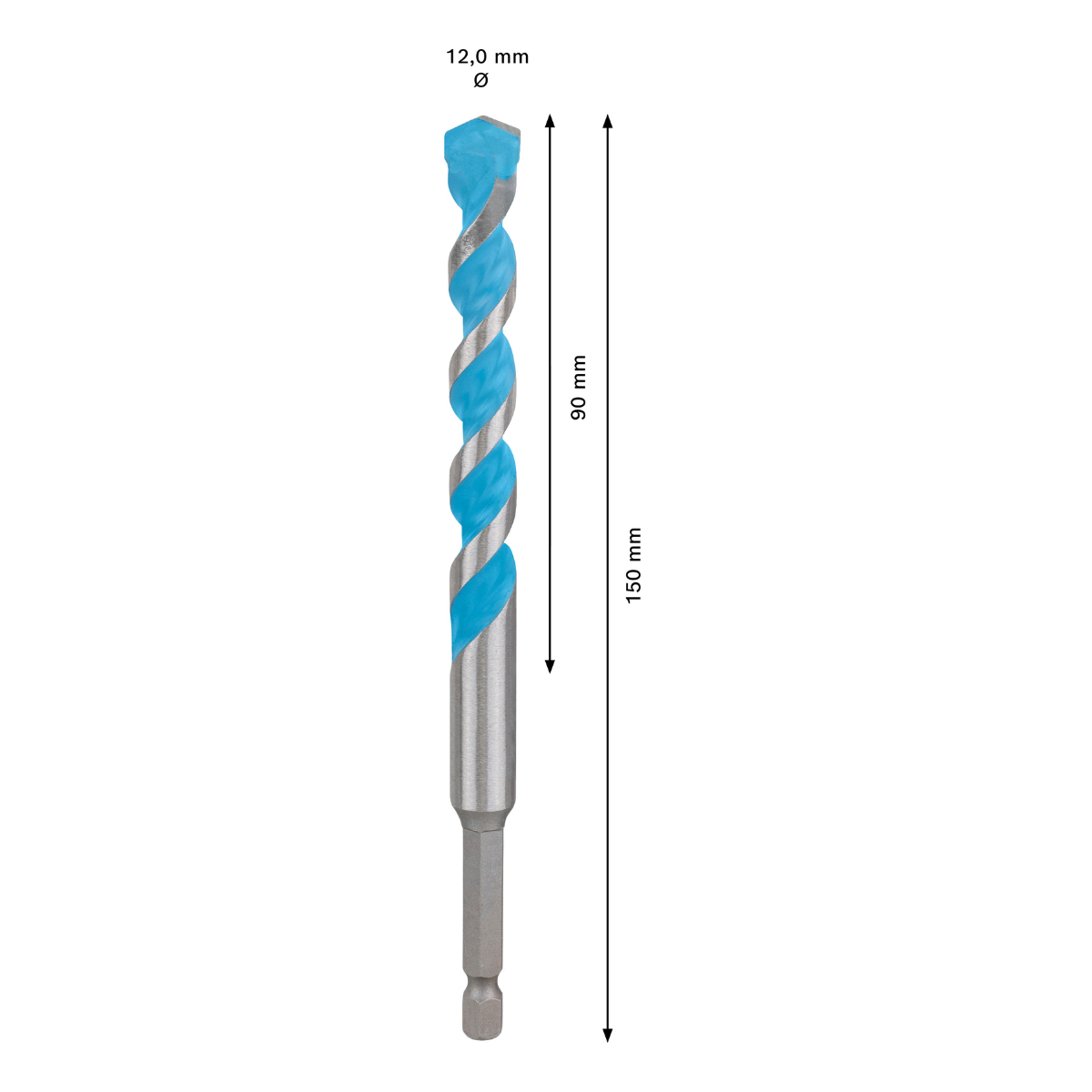 Bosch 2608902274 EXPERT CYL-9 Multi Construction Drill Bit 12 x 90 x 150mm