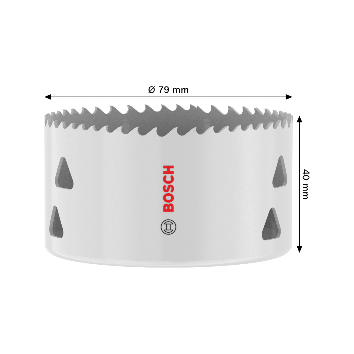 Bosch 2608594595 HSS Bi-Metal Hole Saw 79 x 40mm (Replaces 2608580433 )