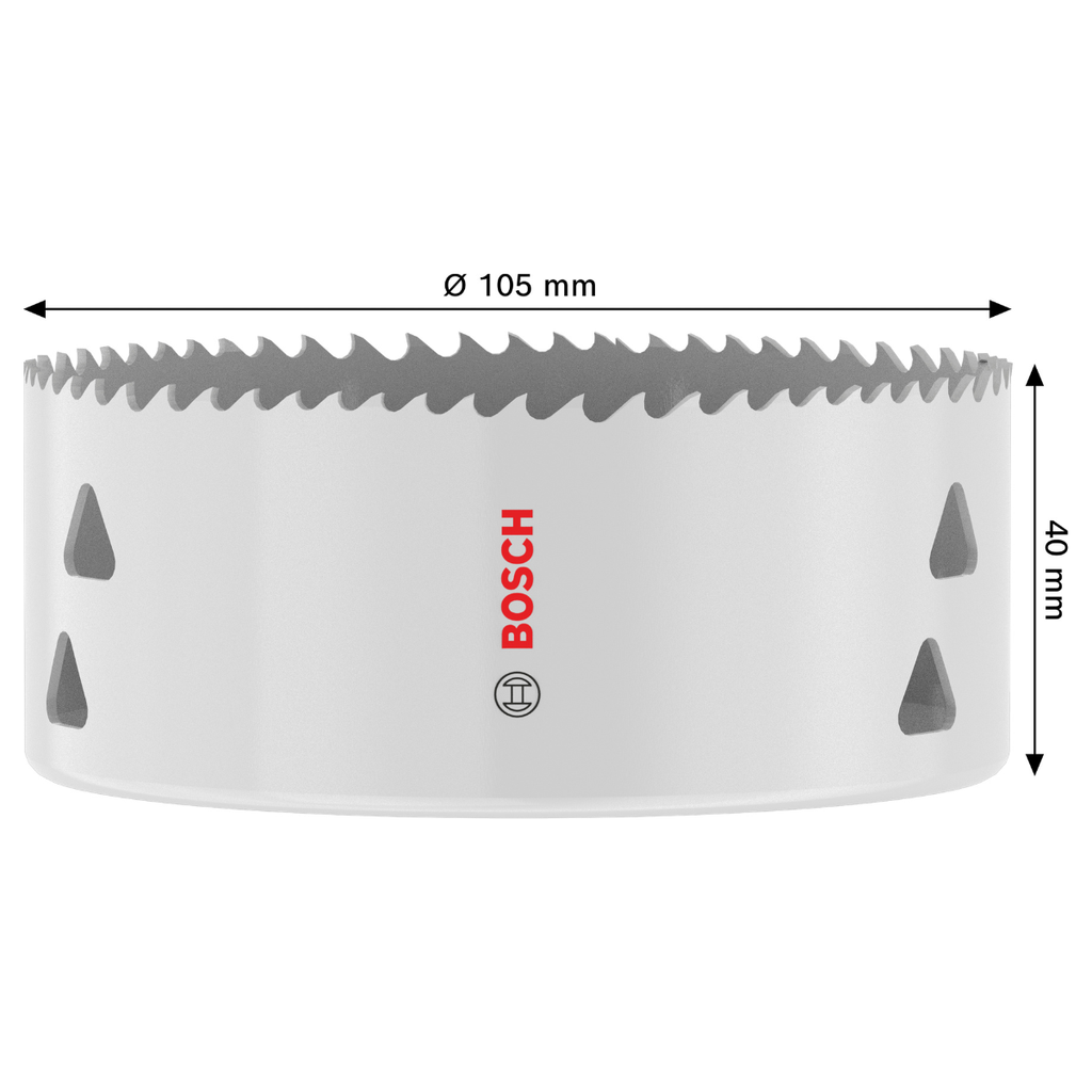 Bosch 2608594603 HSS Bi-Metal Hole Saw 105mm (Replaces 2608580441)