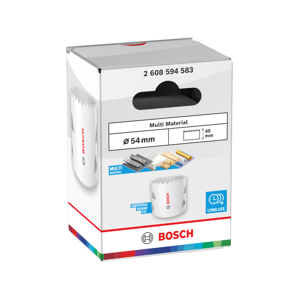 Bosch 2608594583 Multi Material Threaded Hole Saw 54 x 40mm