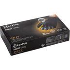 Mercator Ideall Grip+ Black Nitrile Gloves (Size 8, Medium) (50 Pieces)