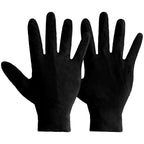 Mercator Ideall Grip+ Black Nitrile Gloves (Size 8, Medium) (50 Pieces)