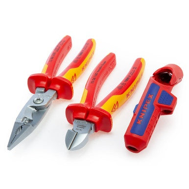 Knipex 003130BKV01 Electrical Installations Set (3 Piece)