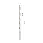 Bosch 2608900215 EXPERT SDS Max-8X Drill Bit 16 x 400 x 540mm