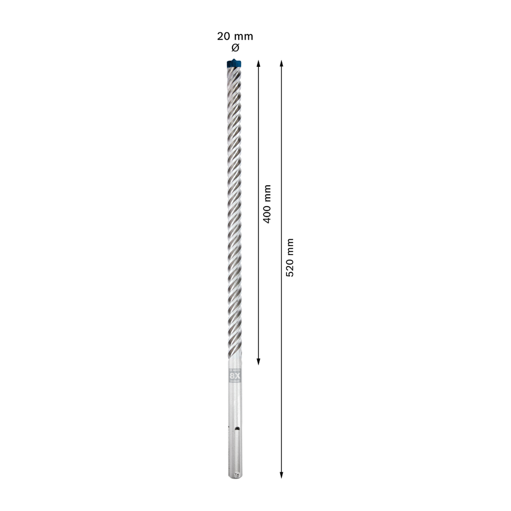Bosch 2608900229 EXPERT SDS Max-8X Drill Bit 20 x 400 x 520mm