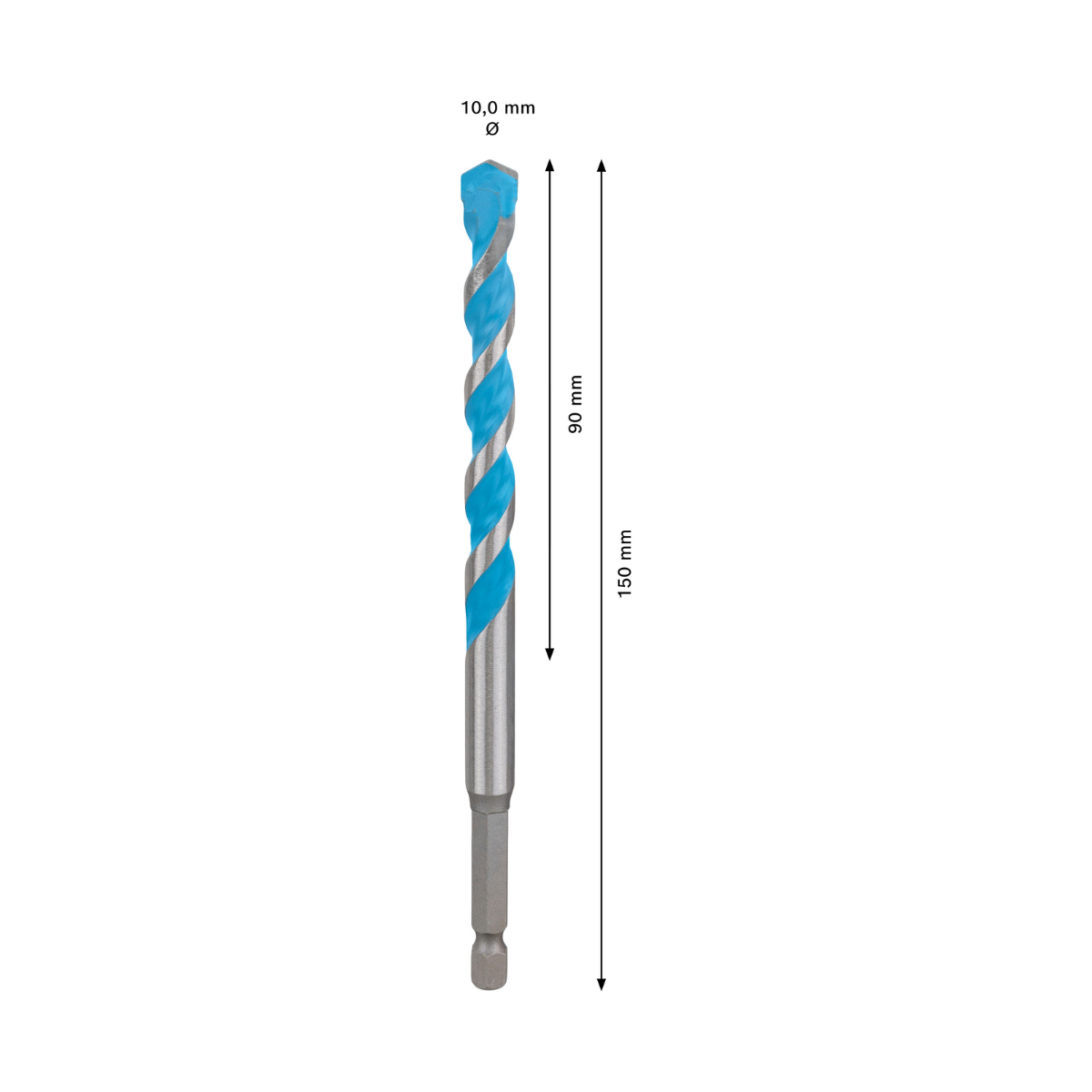 Bosch 2608902258 EXPERT HEX-9 Multi Construction Drill Bit 10 x 90 x 150mm