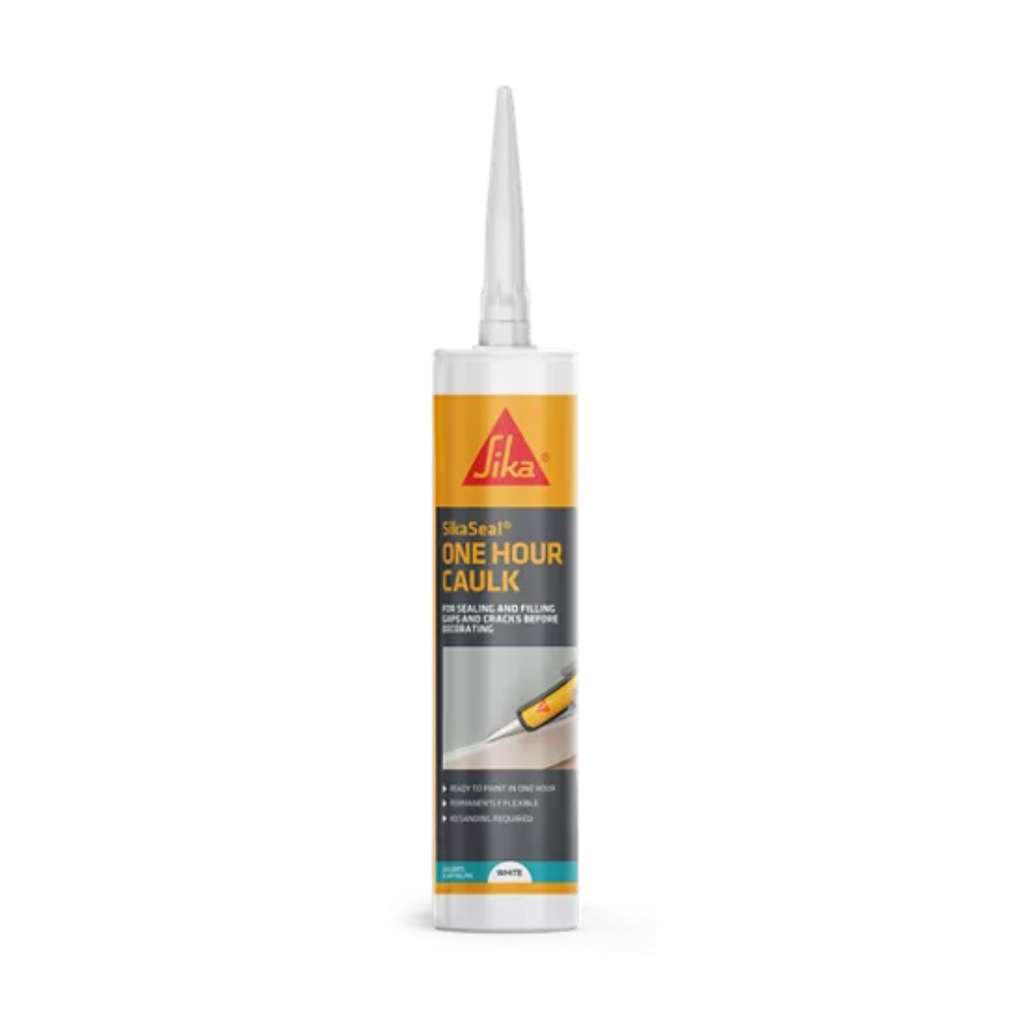 Sika 879014 SikaSeal One Hour Caulk 300ml (White) - 12 Pack