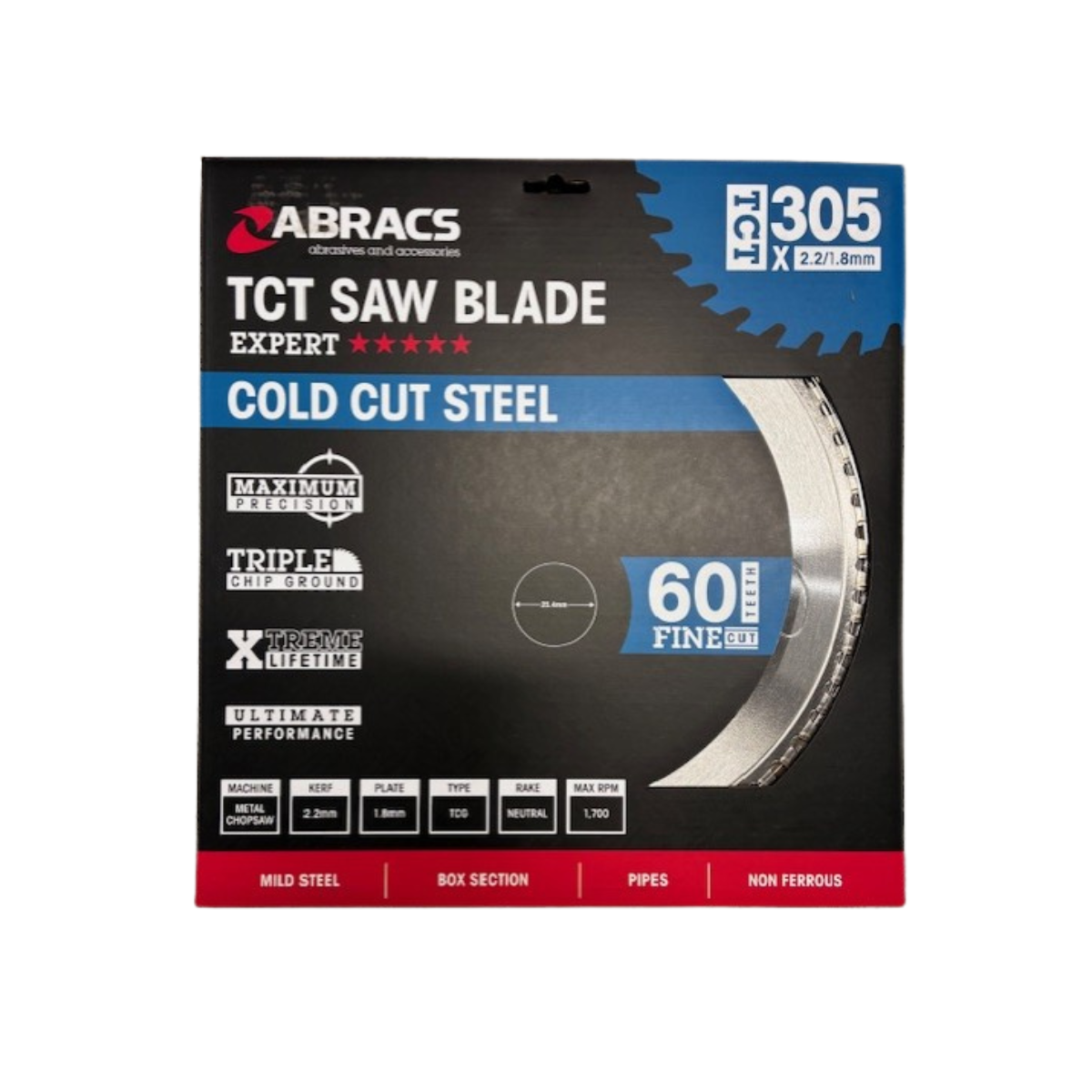 Abracs TCTS30560 TCT Saw Blade 305mm x 25.4 x 60T