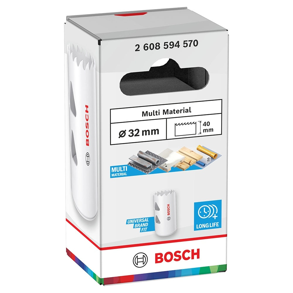 Bosch 2608594570 Multi Material Threaded Hole Saw 32 x 40mm