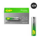 GP Super Alkaline AAA Batteries (Box of 24)