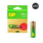 GP Ultra Alkaline AA Batteries (Box of 12)