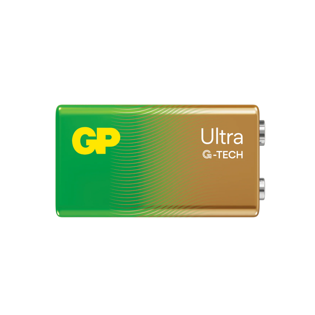 GP Ultra Alkaline 9V Battery (Box of 1)