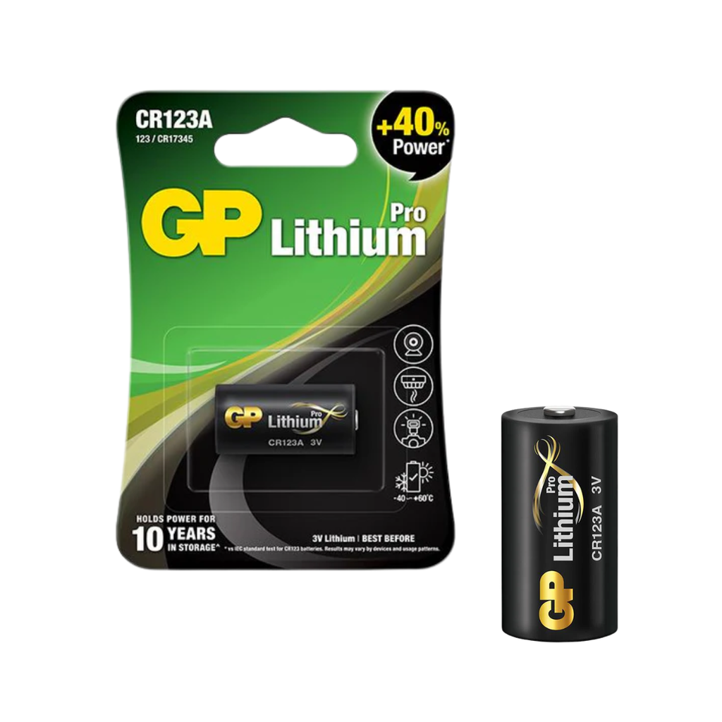GP Pro CR123A 3V Lithium Battery (1 Pack)