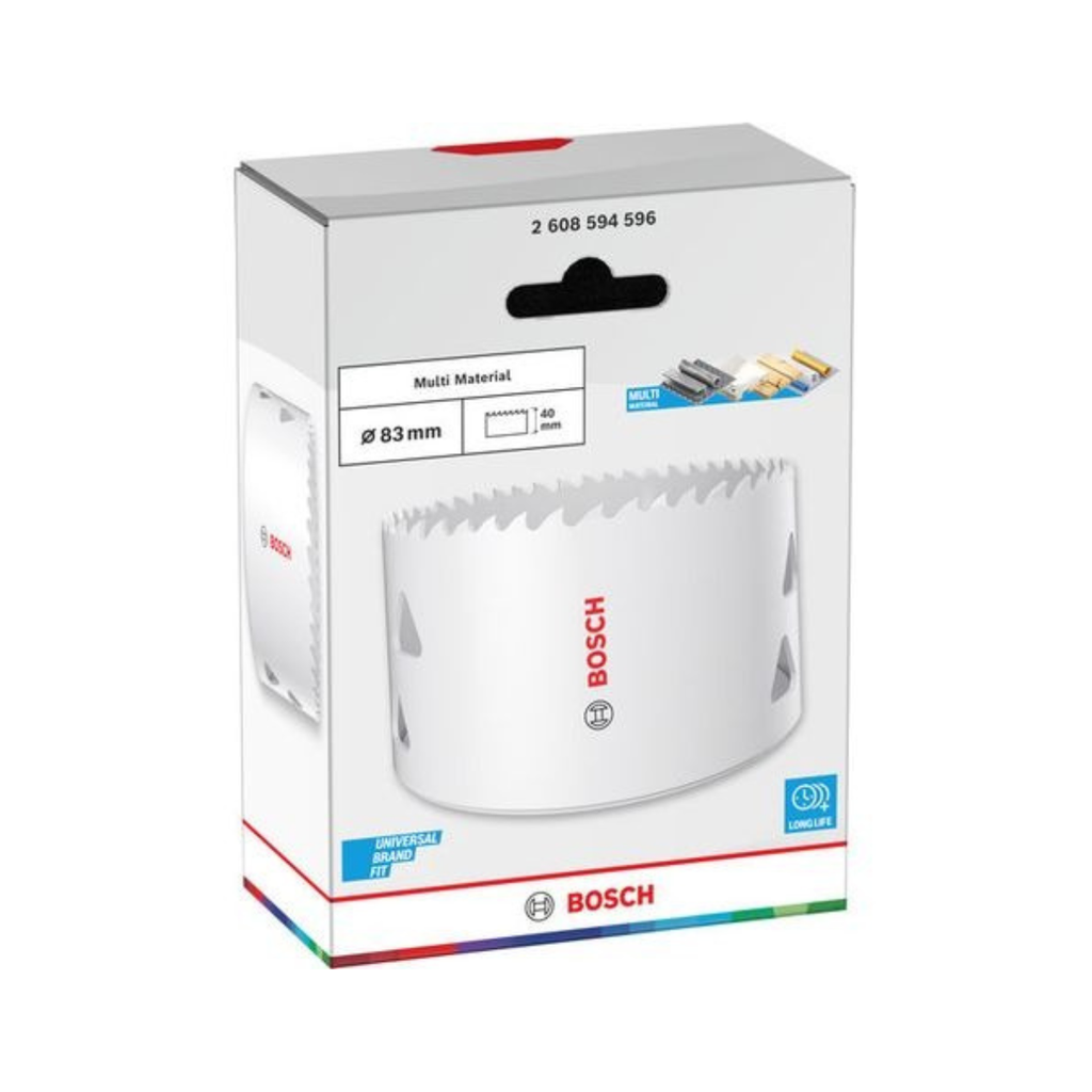 Bosch 2608594596 Multi Material Threaded Hole Saw 83 x 40mm
