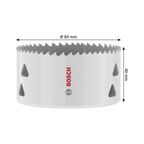 Bosch 2608594596 Multi Material Threaded Hole Saw 83 x 40mm