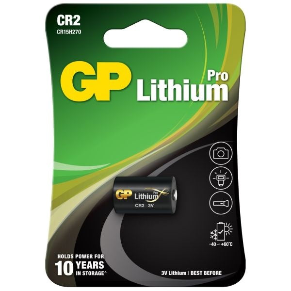 GP CR2 Ultra+ 3V Lithium Battery (1 Pack)