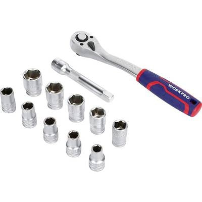 Workpro WP202586 1/2" Drive Socket Set (12 Piece)