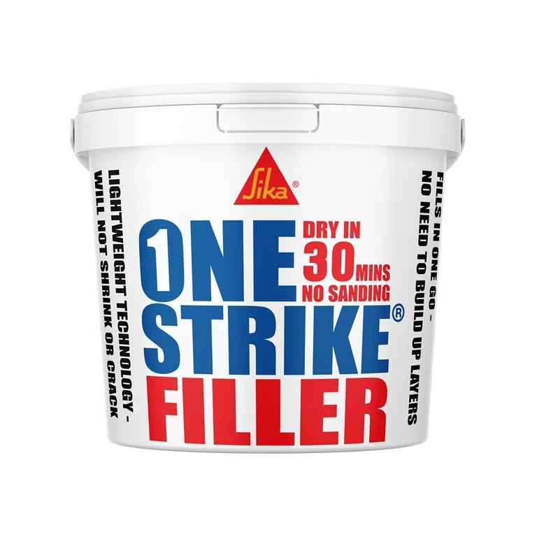 Sika 461916 One Strike Filler 1L (White) - 6 Pack