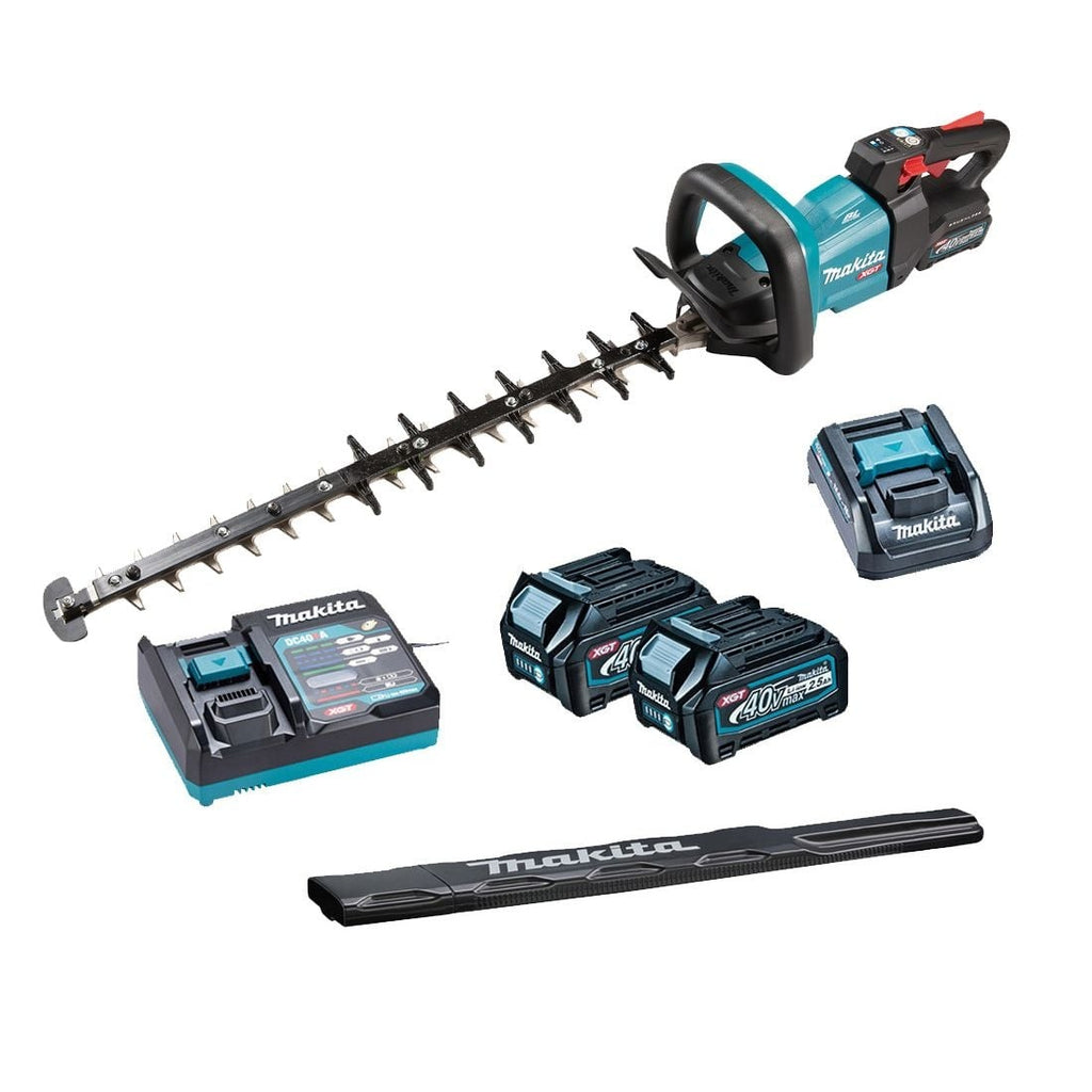 Makita UH006GD202 40VMax XGT Brushless Hedge Trimmer 600mm (2 x 2.5Ah Batteries)
