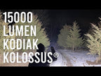 Kodiak® Kolossus® 15,000 Lumen Rechargeable Tactical Flashlight / Powerbank