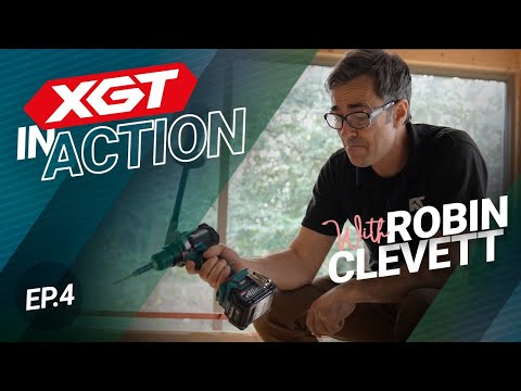 Makita XGT in action with Robin Clevett:  HP001G 40VMax Combi Drill