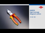 KNIPEX High Leverage Diagonal Cutter 74 06 180