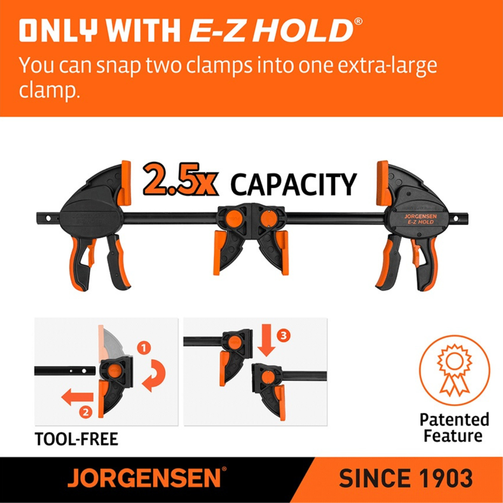Jorgensen E-Z HOLD Heavy-Duty Clamp