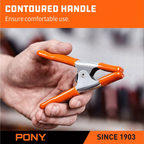 Pony Zinc Plated Spring Clamp with Protected Tips