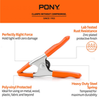 Pony Zinc Plated Spring Clamp with Protected Tips