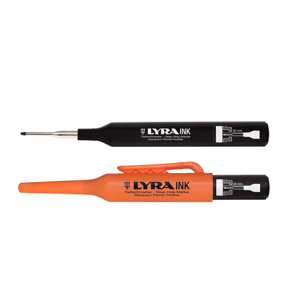 Lyra L4480099 INK PRO Deep Hole Black Permanent Marker (10 Pack)