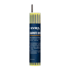 Lyra L4499102 DRY Universal Refill Leads 2B Graphite 12 Pieces (10 Pack)