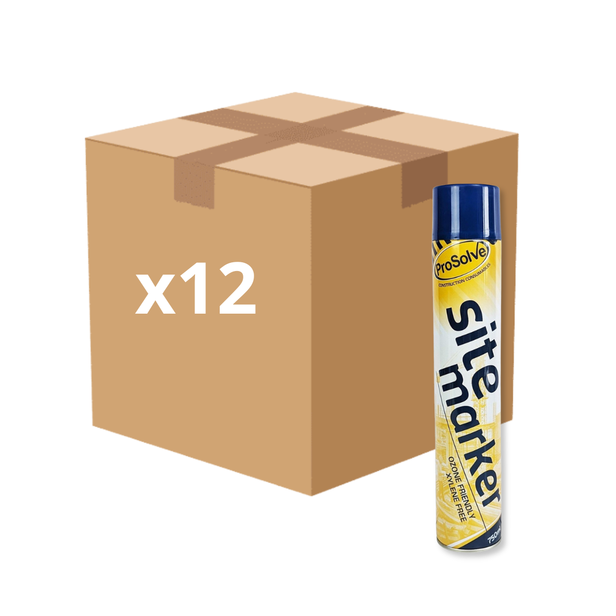 ProSolve Sitemarker Line Marking Paint 750ml (12 Pack)