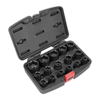 Sealey AK5624M Premier 1/2" Sq Drive Impact Socket Set (16 Piece)