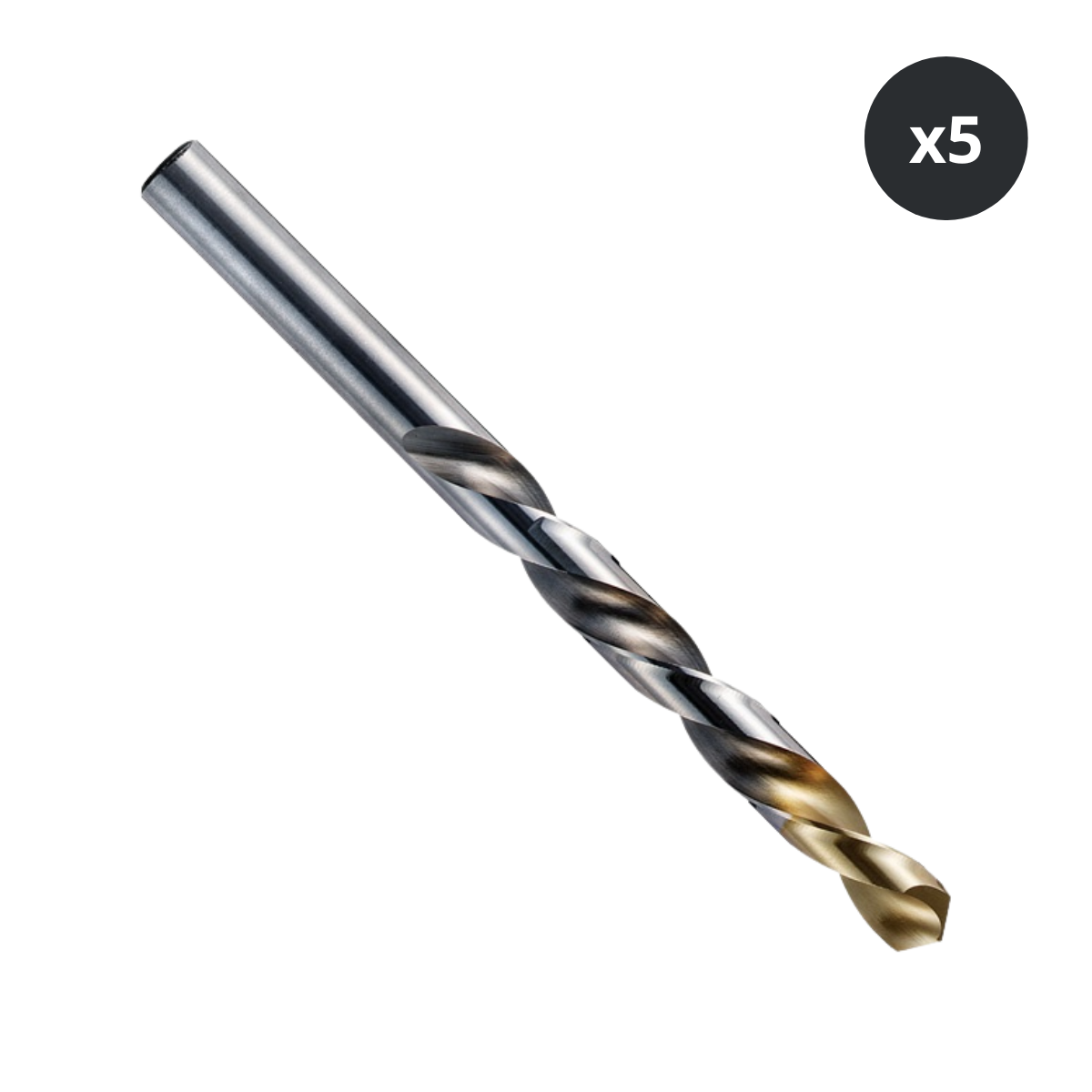 Dormer A00210.3 HSS TiN Jobber Drill Bit DIN 338 10.30mm (Pack of 5)