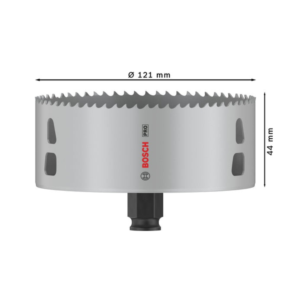 Bosch 2608594415 PRO Multi Material PC Plus Hole Saw 121mm