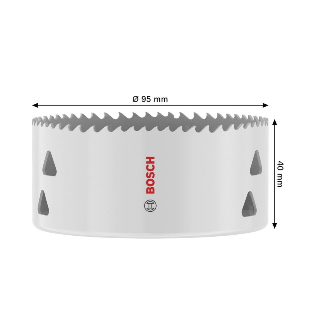 Bosch 2608594600 Multi Material Threaded Hole Saw 95 x 40mm