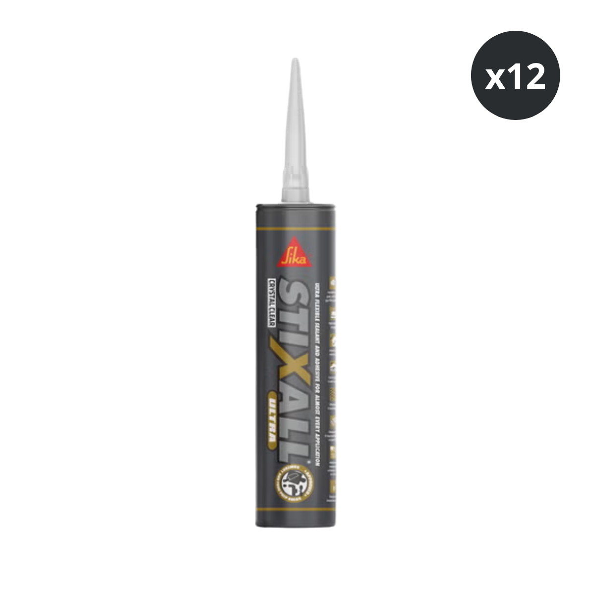 Sika Stixall Ultra 300ml (Chrystal Clear) - Pack of 12