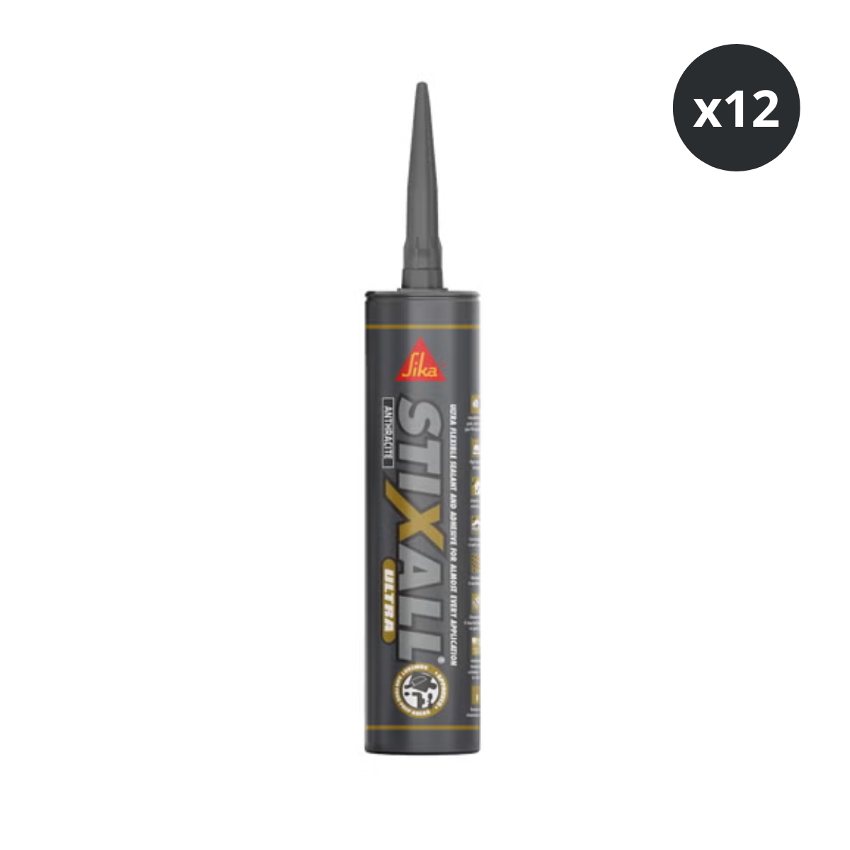 Sika Stixall Ultra 300ml (Anthracite) - Pack of 12