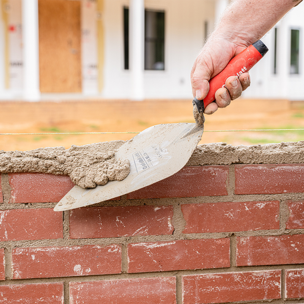 Goldblatt G16002 RED London Brick Trowel 11 1/2 x 5in