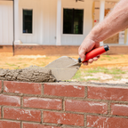 Goldblatt G16004 RED London Brick Trowel 10 x 4-5/8in