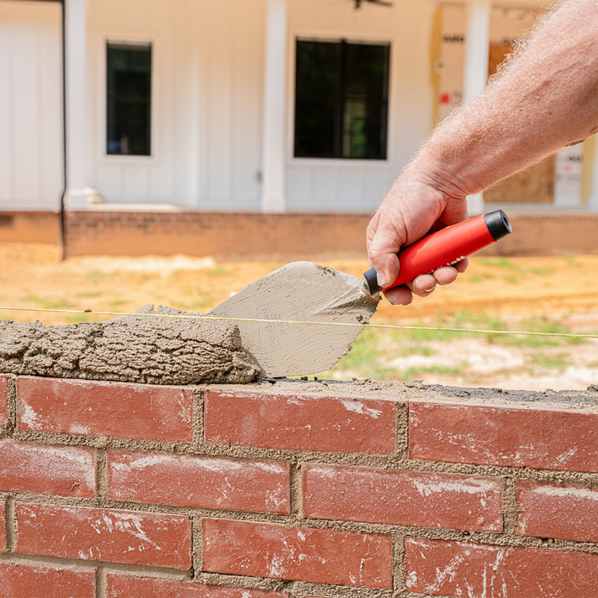 Goldblatt G16004 RED London Brick Trowel 10 x 4-5/8in