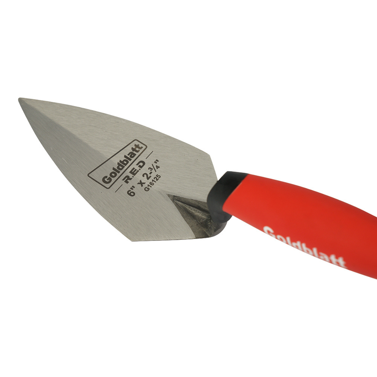 Goldblatt G16125 RED Pointing Trowel 6 x 2 3/4in