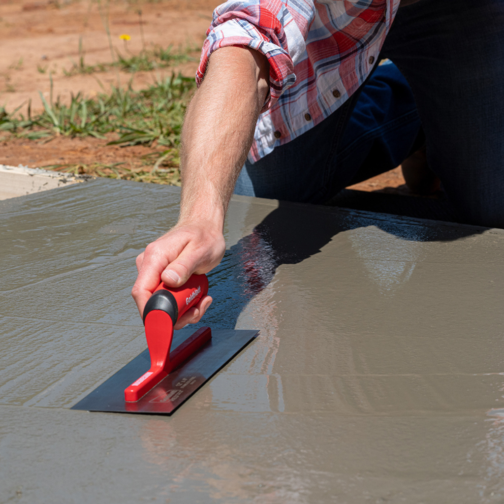 Goldblatt G16114 RED Stainless Finish Trowel 12 x 4in