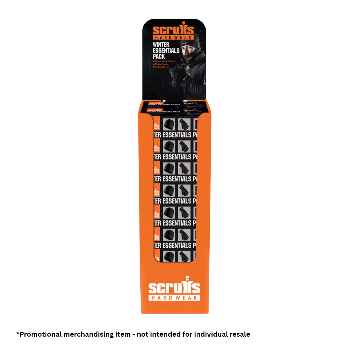 Scruffs Winter Accessory Set CDU Merchandiser Display Stand (Free with 20+ Packs)