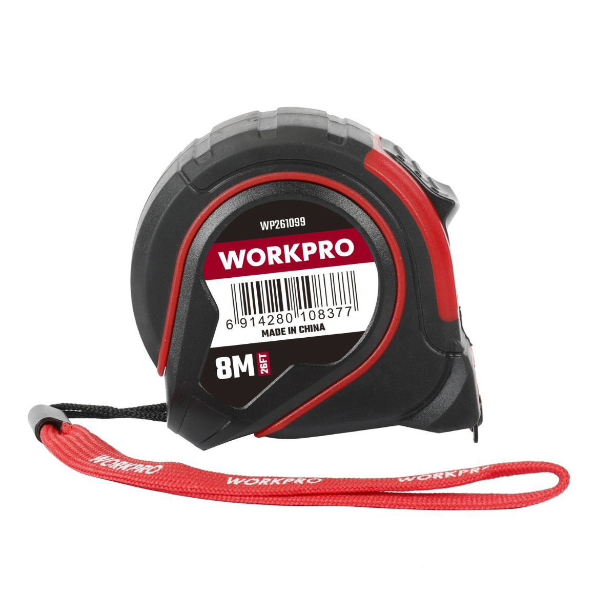 WORKPRO 8M X 25MM MEASURING TAPE