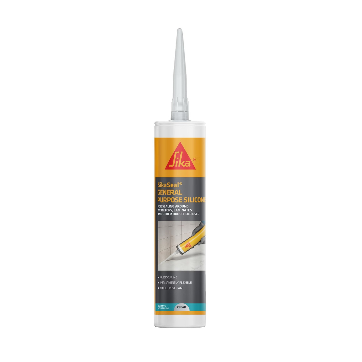 Sika 907160 SikaSeal General Purpose Silicone White 260ml (Box of 12)