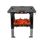 Pony Jorgensen 60P Heavy-Duty 2-in-1 Folding Worktable / Saw Horse with 2 x 33412 12" E-Z HOLD Clamps - 500lb / 1,000lb Capacity
