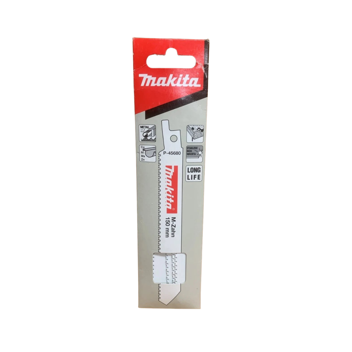 Makita P-04880 Bi-Metal Multi-Material Reciprocating Saw Blade 150mm 18TPI (Pack of 5)